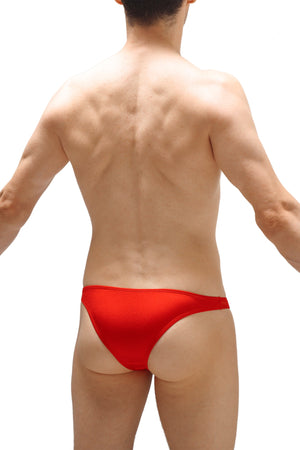 Bikini Brach Rouge - PetitQ Underwear - Lingerie masculine sexy et sous-vêtements pour homme originaux