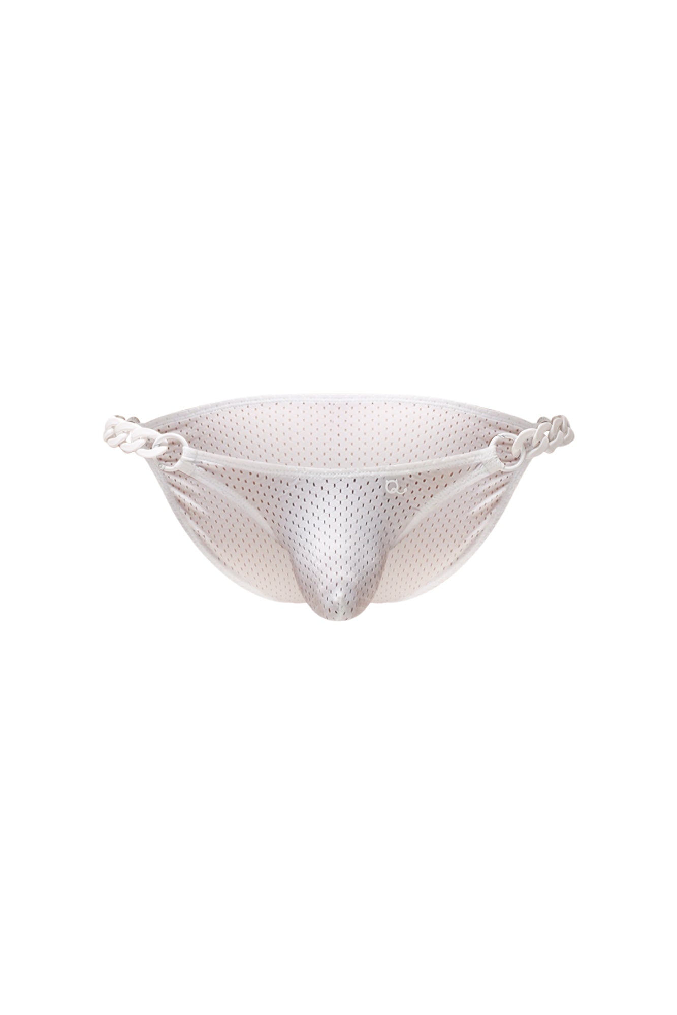 Bikini Chaines Bee Blanc - PetitQ Underwear - Lingerie masculine sexy et sous-vêtements pour homme originaux
