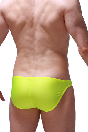 Bikini Taik Joe Neon Jaune - PetitQ Underwear - Lingerie masculine sexy et sous-vêtements pour homme originaux