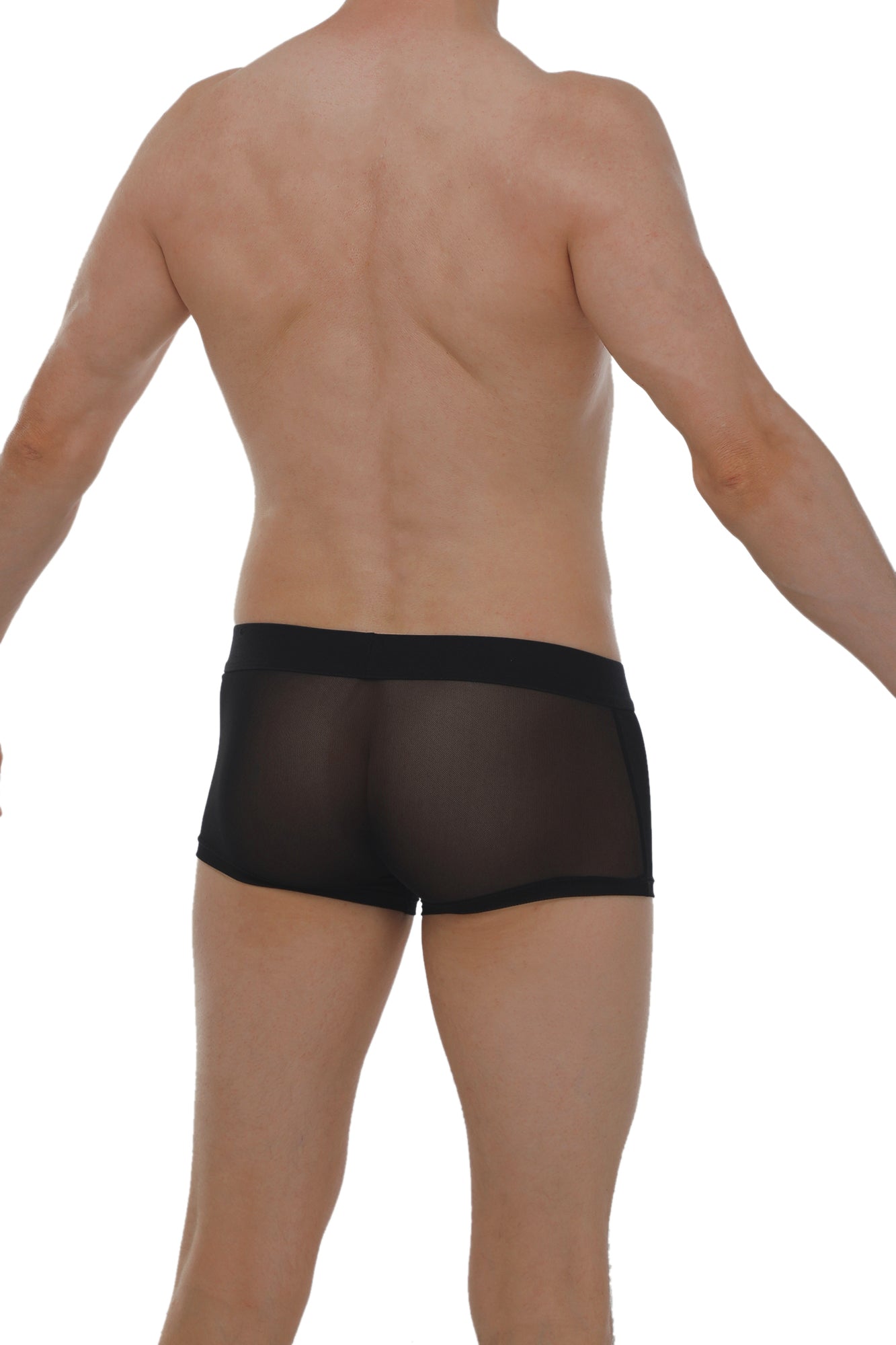 Boxer PetitQ Net Noir - PetitQ Underwear - Lingerie masculine sexy et sous-vêtements pour homme originaux