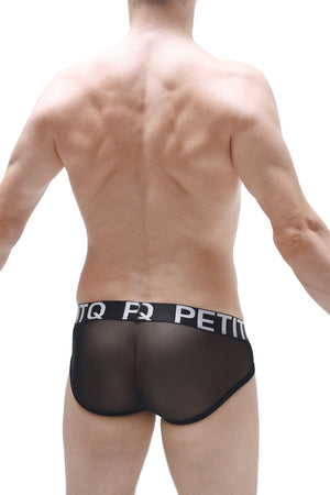 Slip Aurol Net Noir - PetitQ Underwear - Lingerie masculine sexy et sous-vêtements pour homme originaux