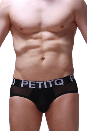 Slip Dugny Noir - PetitQ Underwear - Lingerie masculine sexy et sous-vêtements pour homme originaux