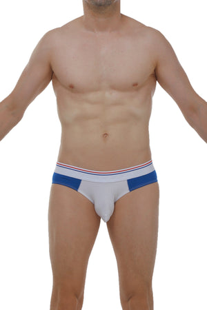 Slip Linay Bigout Bleu - PetitQ Underwear - Lingerie masculine sexy et sous-vêtements pour homme originaux
