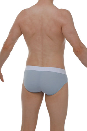 Slip Neure Rib Bleu - PetitQ Underwear - Lingerie masculine sexy et sous-vêtements pour homme originaux