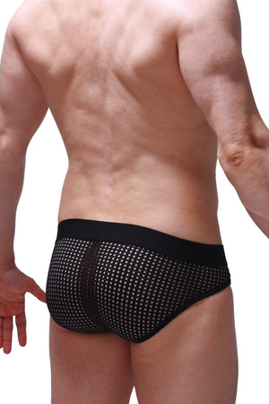 Slip Dolmen Durtol Noir - PetitQ Underwear - Lingerie masculine sexy et sous-vêtements pour homme originaux