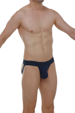 Jockstring Plum Navy - PetitQ Underwear - Lingerie masculine sexy et sous-vêtements pour homme originaux