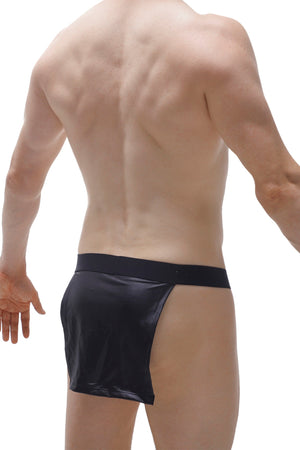 Pagne Ball-lifter Fringes Noir - PetitQ Underwear - Lingerie masculine sexy et sous-vêtements pour homme originaux