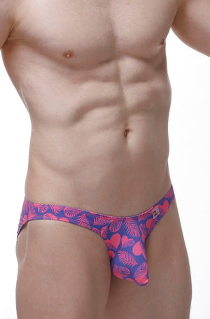 Bikini Chill Coeur Tropical - PetitQ Underwear - Lingerie masculine sexy et sous-vêtements pour homme originaux