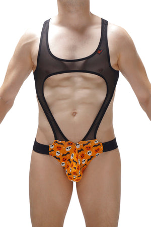 Bodystring Oze Citrouille - PetitQ Underwear - Lingerie masculine sexy et sous-vêtements pour homme originaux