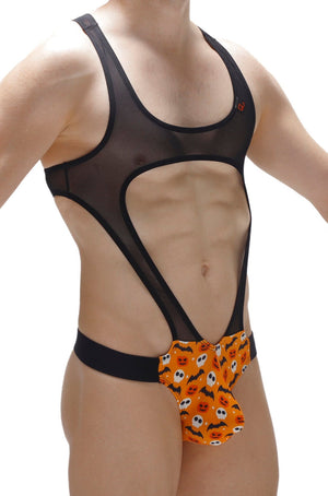 Bodystring Oze Citrouille - PetitQ Underwear - Lingerie masculine sexy et sous-vêtements pour homme originaux