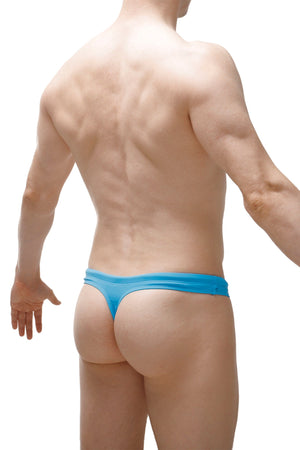 String de Bain Econyl Turquoise - PetitQ Underwear - Lingerie masculine sexy et sous-vêtements pour homme originaux