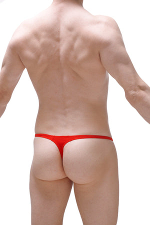 String Plellis Rouge - PetitQ Underwear - Lingerie masculine sexy et sous-vêtements pour homme originaux