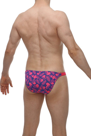 Bikini Bessas Tropical Hearts - PetitQ Underwear - Lingerie masculine sexy et sous-vêtements pour homme originaux