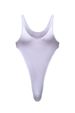 Bodystring Carbay Bee Blanc - PetitQ Underwear - Lingerie masculine sexy et sous-vêtements pour homme originaux