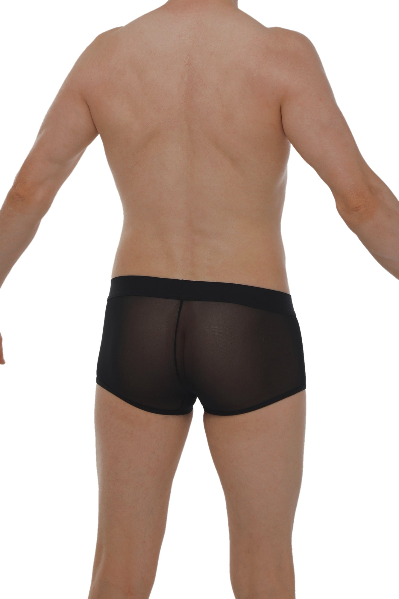 Boxer PetitQ Net Noir - PetitQ Underwear - Lingerie masculine sexy et sous-vêtements pour homme originaux