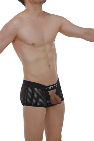 Boxer Olloix Durtol Noir - PetitQ Underwear - Lingerie masculine sexy et sous-vêtements pour homme originaux