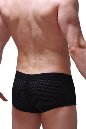 Boxer Reotier Bee Noir - PetitQ Underwear - Lingerie masculine sexy et sous-vêtements pour homme originaux