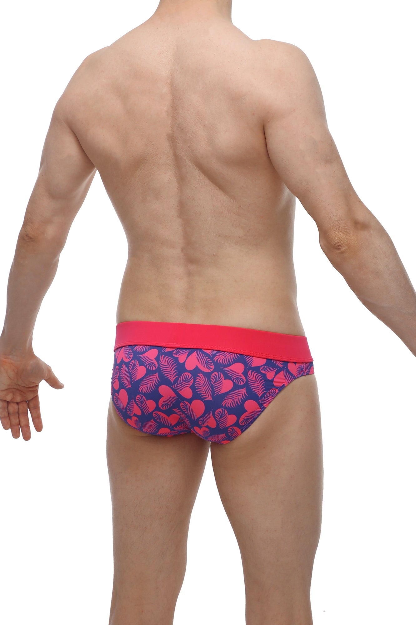 Slip Blaru Tropical Hearts - PetitQ Underwear - Lingerie masculine sexy et sous-vêtements pour homme originaux