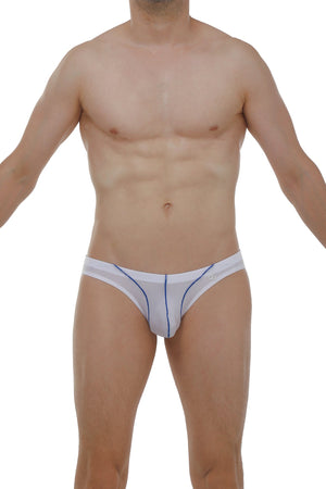 Slip Mison Plum Blanc - PetitQ Underwear - Lingerie masculine sexy et sous-vêtements pour homme originaux
