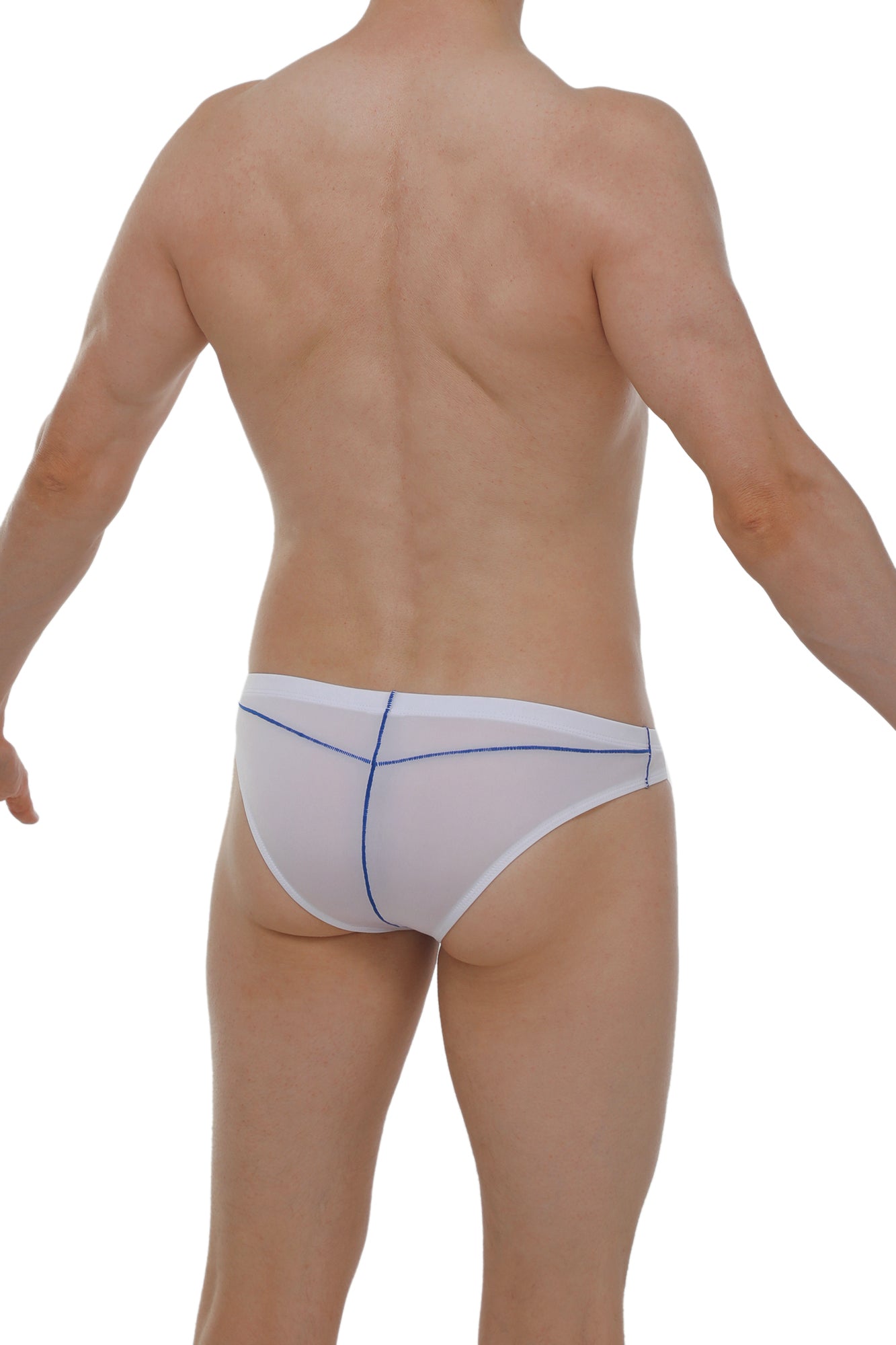 Slip Mison Plum Blanc - PetitQ Underwear - Lingerie masculine sexy et sous-vêtements pour homme originaux