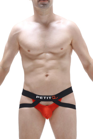 Jockstring Brest Rouge - PetitQ Underwear - Lingerie masculine sexy et sous-vêtements pour homme originaux