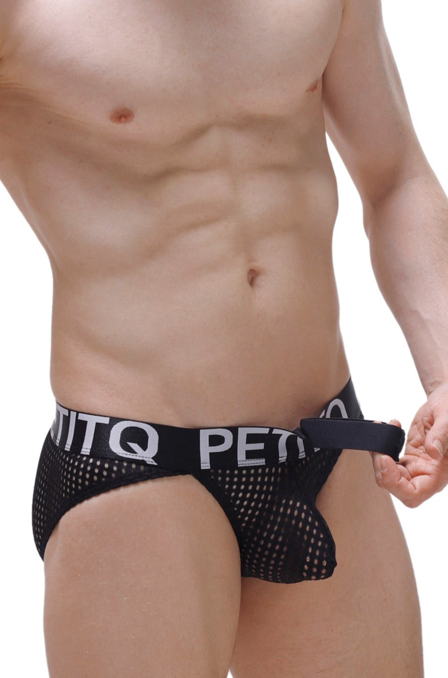 Bikini Protruder Durtol Noir - PetitQ Underwear - Lingerie masculine sexy et sous-vêtements pour homme originaux