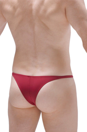 Bikini Plellis Bordeaux - PetitQ Underwear - Lingerie masculine sexy et sous-vêtements pour homme originaux
