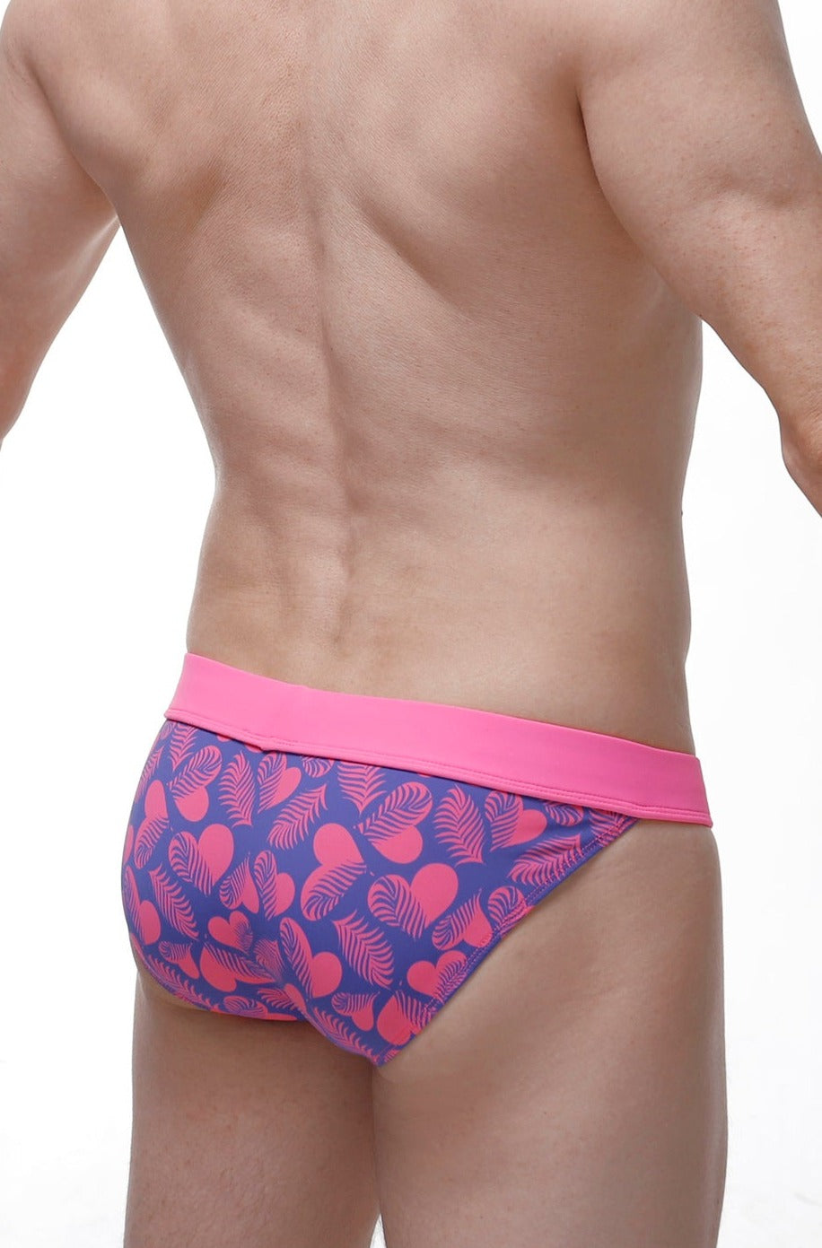 Bikini Linthes Tropical Heart - PetitQ Underwear - Lingerie masculine sexy et sous-vêtements pour homme originaux