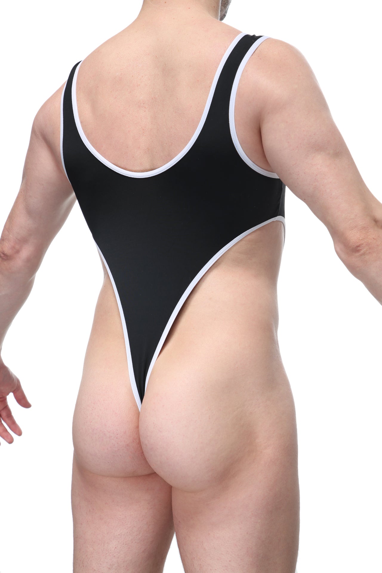 Bodystring Carbay Noir - PetitQ Underwear - Lingerie masculine sexy et sous-vêtements pour homme originaux