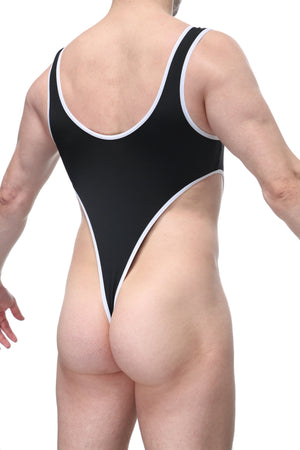 Bodystring Carbay Noir - PetitQ Underwear - Lingerie masculine sexy et sous-vêtements pour homme originaux