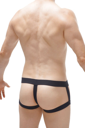 Boxer Cockring Silicon Noir - PetitQ Underwear - Lingerie masculine sexy et sous-vêtements pour homme originaux