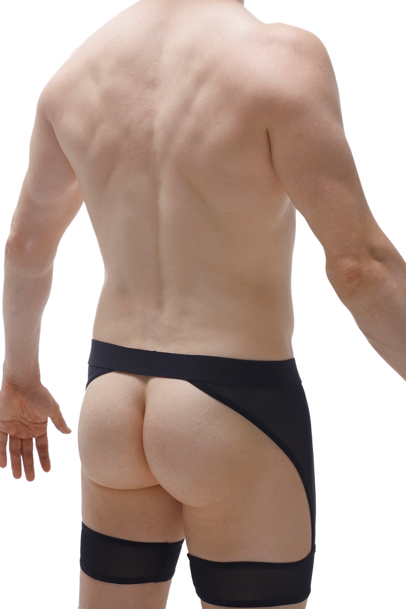 Chaps Cockring PetitQ Noir - PetitQ Underwear - Lingerie masculine sexy et sous-vêtements pour homme originaux