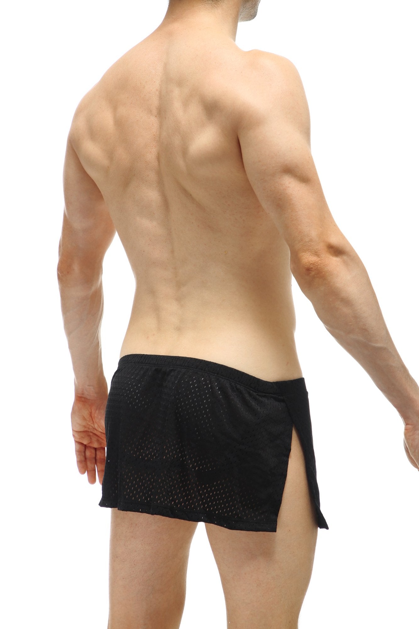 Pagne Bee Noir w/ Jockstrap - PetitQ Underwear - Lingerie masculine sexy et sous-vêtements pour homme originaux